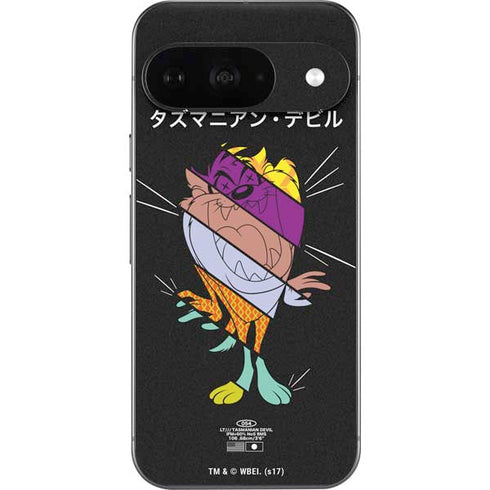 Looney Tunes Tasmanian Devil Sliced Juxtapose Google Pixel 9 Skin
